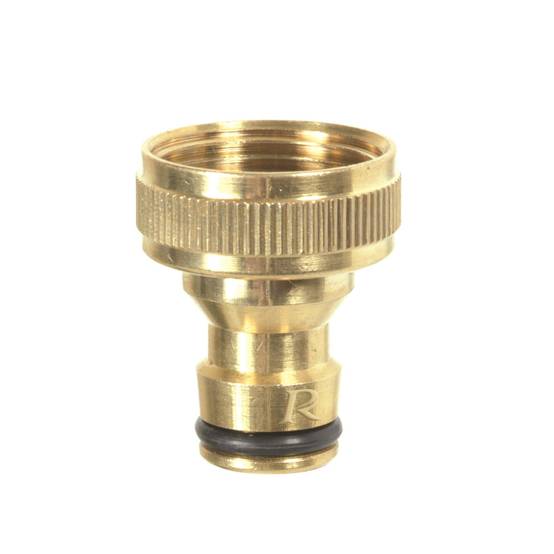 Ribimex - Nez de robinet 100% laiton fileté femelle 15/21 (1/2")