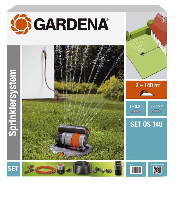 Gardena - Kit Arroseur oscillant escamotable OS 140 Gardena - Imagen 1