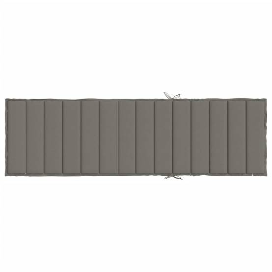 PANGIVO - Coussin de chaise longue polyester gris foncé 200 x 50 x 4 cm - PANGIVO - Image 5