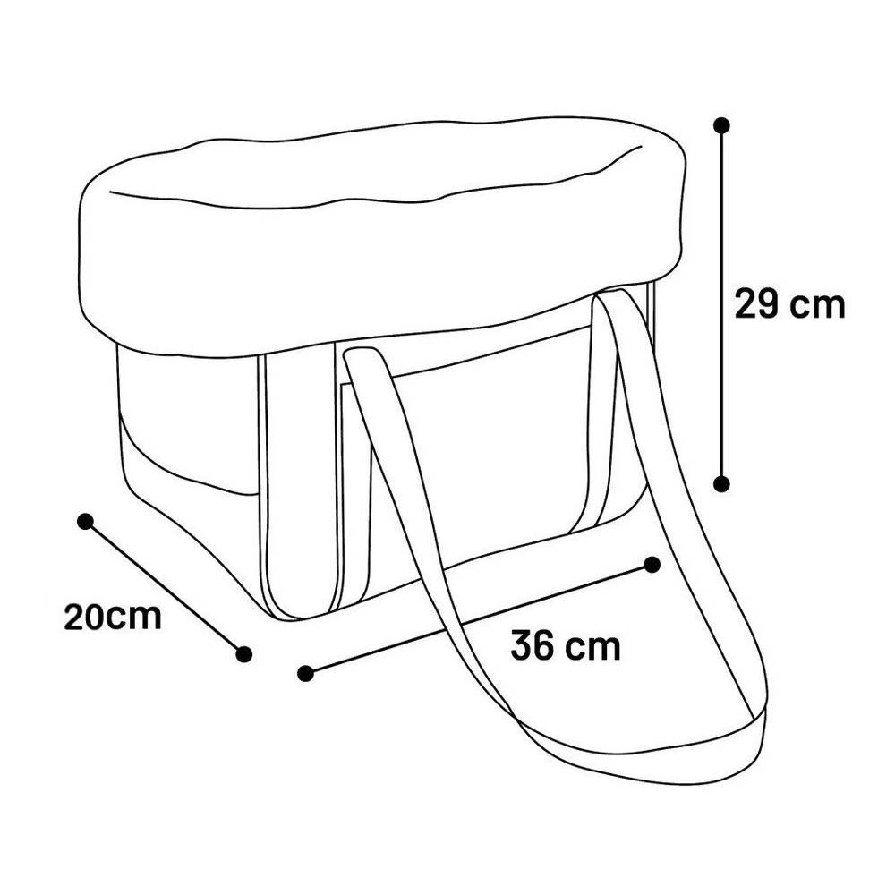 Sac de transport Armando 36 x 20 x 29 cm pour petit chien max 5 kg - Image 3