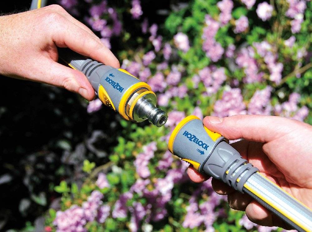 Hozelock - Accoupleur double mâle Pro en métal pour tuyau d'arrosage - blister HOZELOCK - Imagen 2
