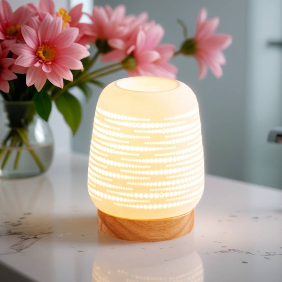 Zen'Arôme Brûleur Cire Parfumée Calorya n°16 - Brûleur Électrique Fondant Parfumé - Lampe à Parfum - Coupelle Amovible - Image 1
