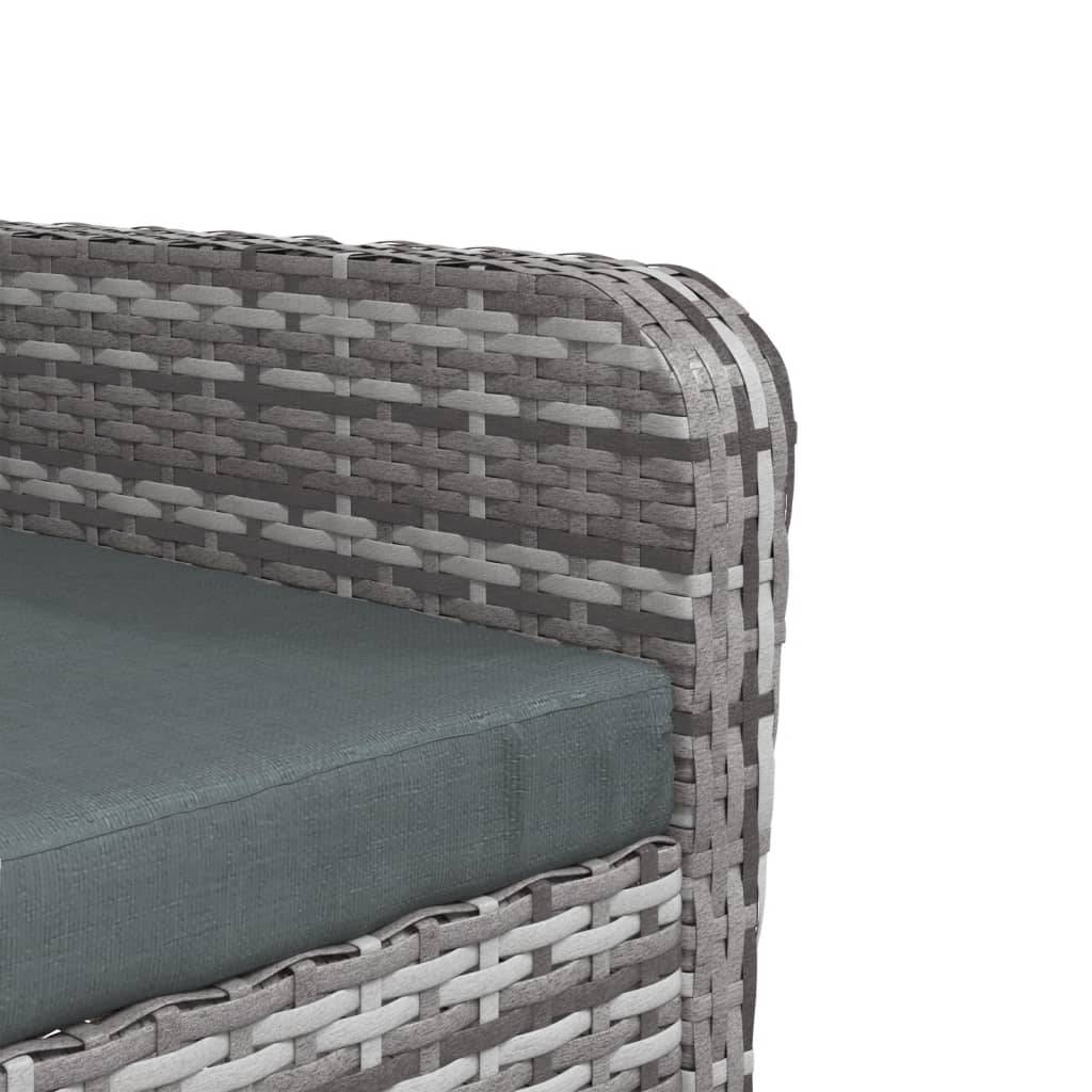 Chaise bois composite 1 places tissu gris  69 x 78 x 88 cm  - Prolenta premium  p3100.7 - Image 8