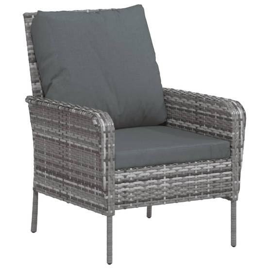 Chaise bois composite 1 places tissu gris 69 x 78 x 88 cm - Prolenta premium p3100.7 - Image 6