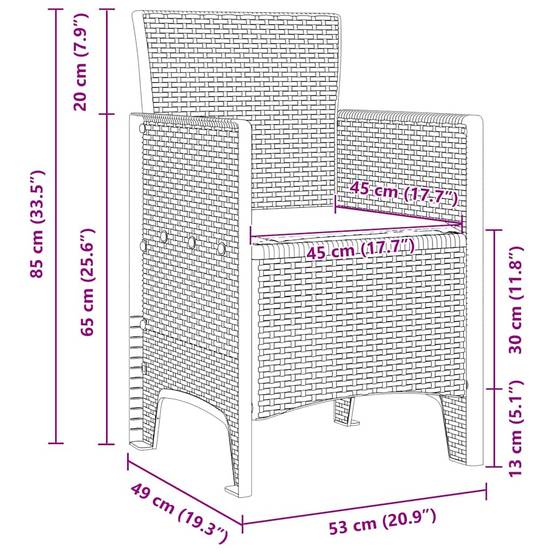Table et Chaises de Jardin 15 Pièces Résine Tressée avec Coussins pour 14 Convives Blanc – ComfortXL Outdoor Living - Image 5