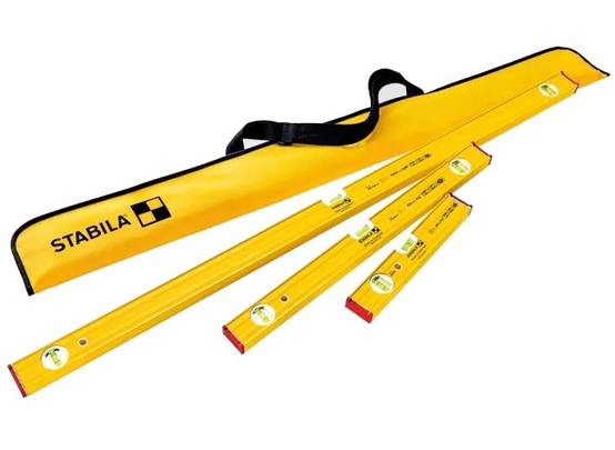 Stabila - Set de niveaux à bulle PRO 80 AS STABILA 120/ 60/ 30 cm + Housse - 19714 - Image 3