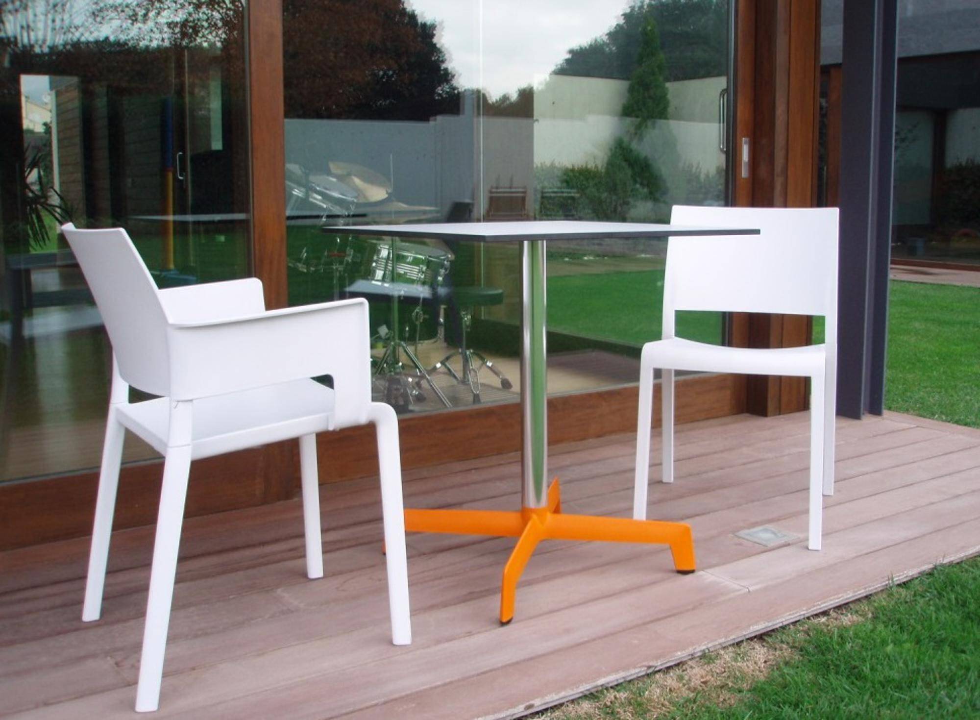 Resol - Fauteuils Fiona Resol plastique blanc (Lot de 2) - Image 5
