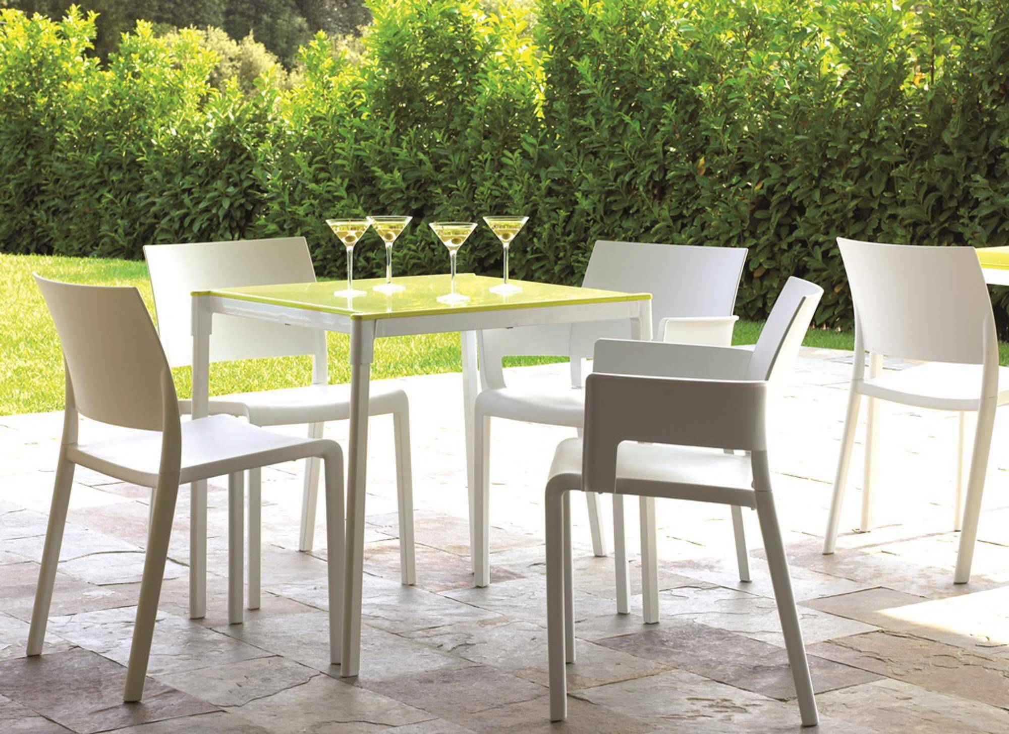 Resol - Fauteuils Fiona Resol plastique blanc (Lot de 2) - Image 3