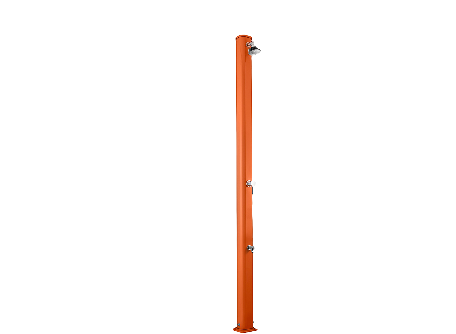 Douche solaire aluminium  Jolly S  A620  ORANGE by ARKEMA DESIGN - Imagen 1