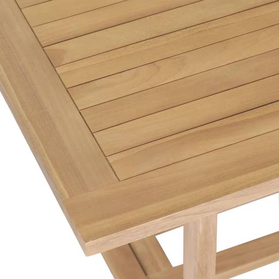 Très Grande Table de Jardin Extensible 180 à 280 cm en Teck Massif, avec Double Allonge, Idéale pour 12 Personnes – ComfortXL Outdoor Living - Image 9