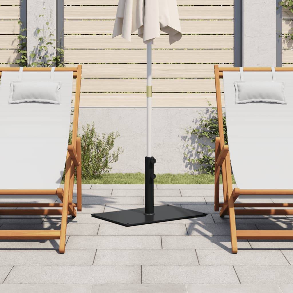 ComfortXL - Base de Parasol Rectangulaire en Acier 15 kg pour Balcon et Terrasse Gris Foncé – ComfortXL Outdoor Living - Image 3