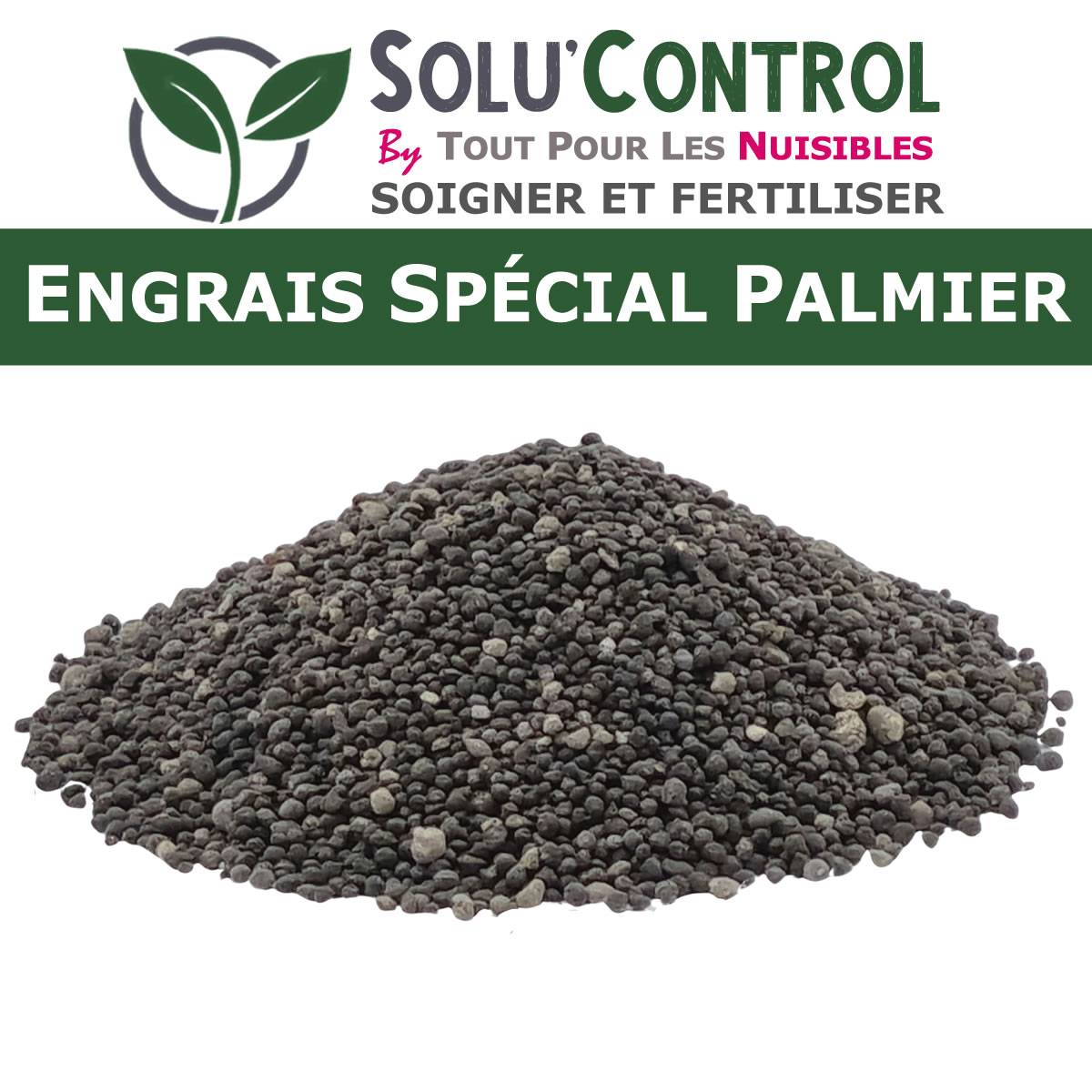 SOLU’CONTROL - Engrais Spécial Palmier 250 g - Formulation haute qualité Organo-Minerale - Idéal après attaque charançon rouge, papillon du palmier - Image 4