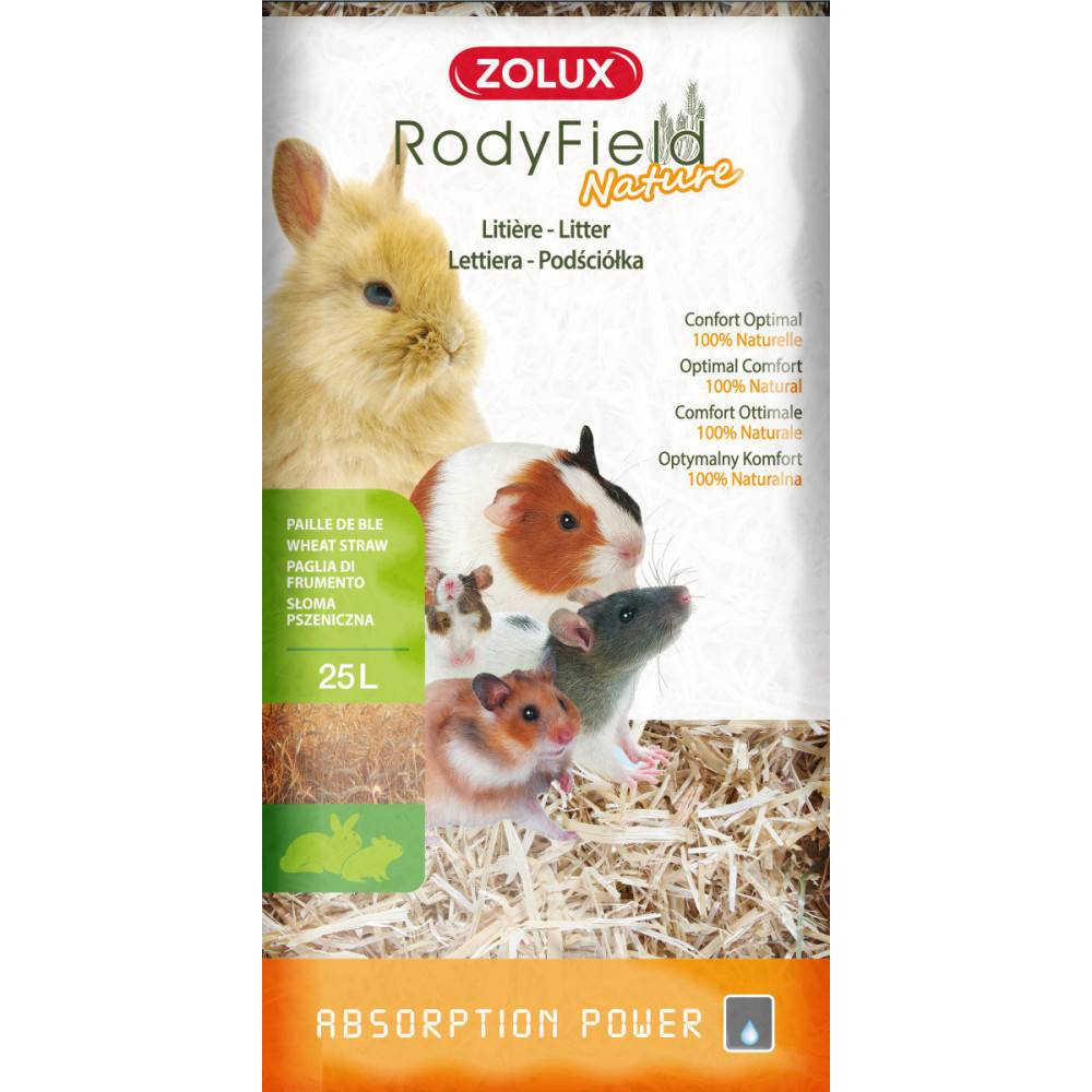 Zolux - Litière Rodyfield nature, 25 Litres, pour rongeurs 1kg - Imagen 1