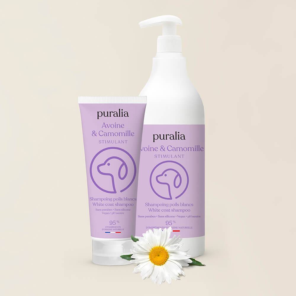 Shampoing poils blancs 1L PURALIA - Imagen 2