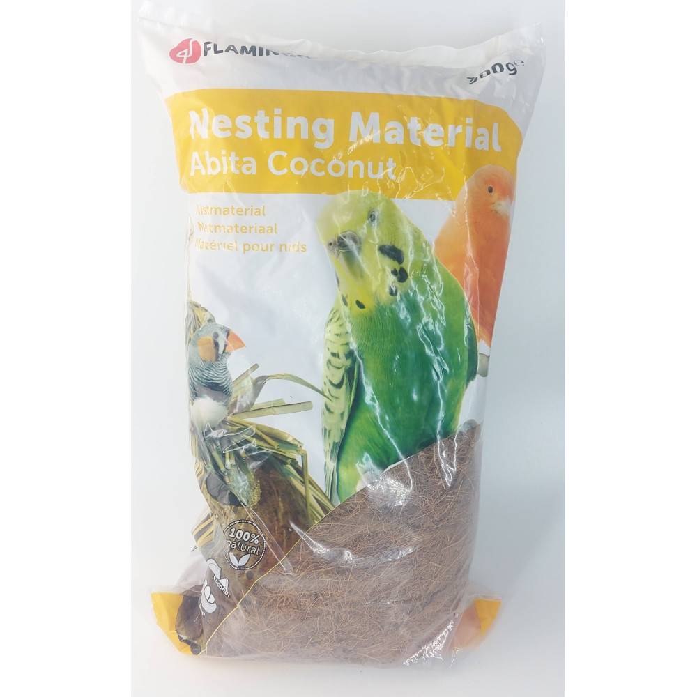 Flamingo - Fibre de coco 300 g, Matière pour nid, pour oiseaux - Image 3