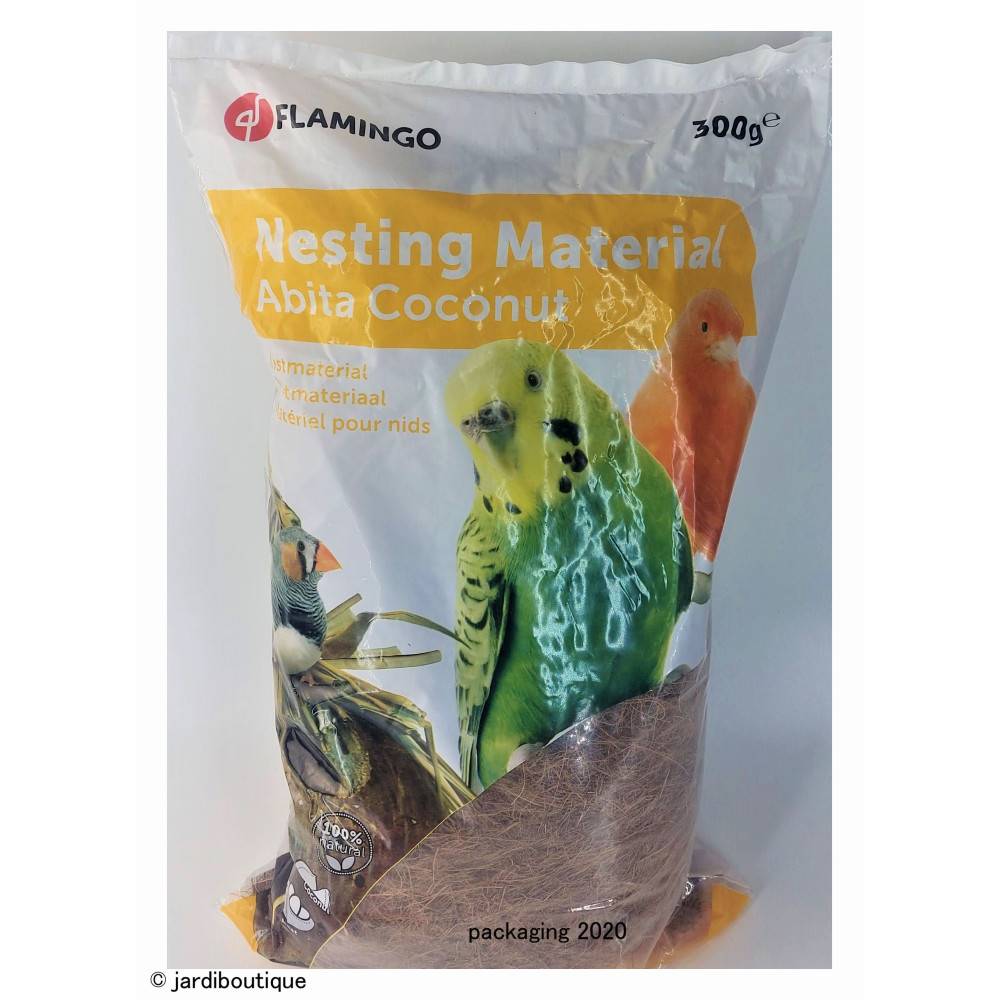 Flamingo - Fibre de coco 300 g, Matière pour nid, pour oiseaux - Image 1