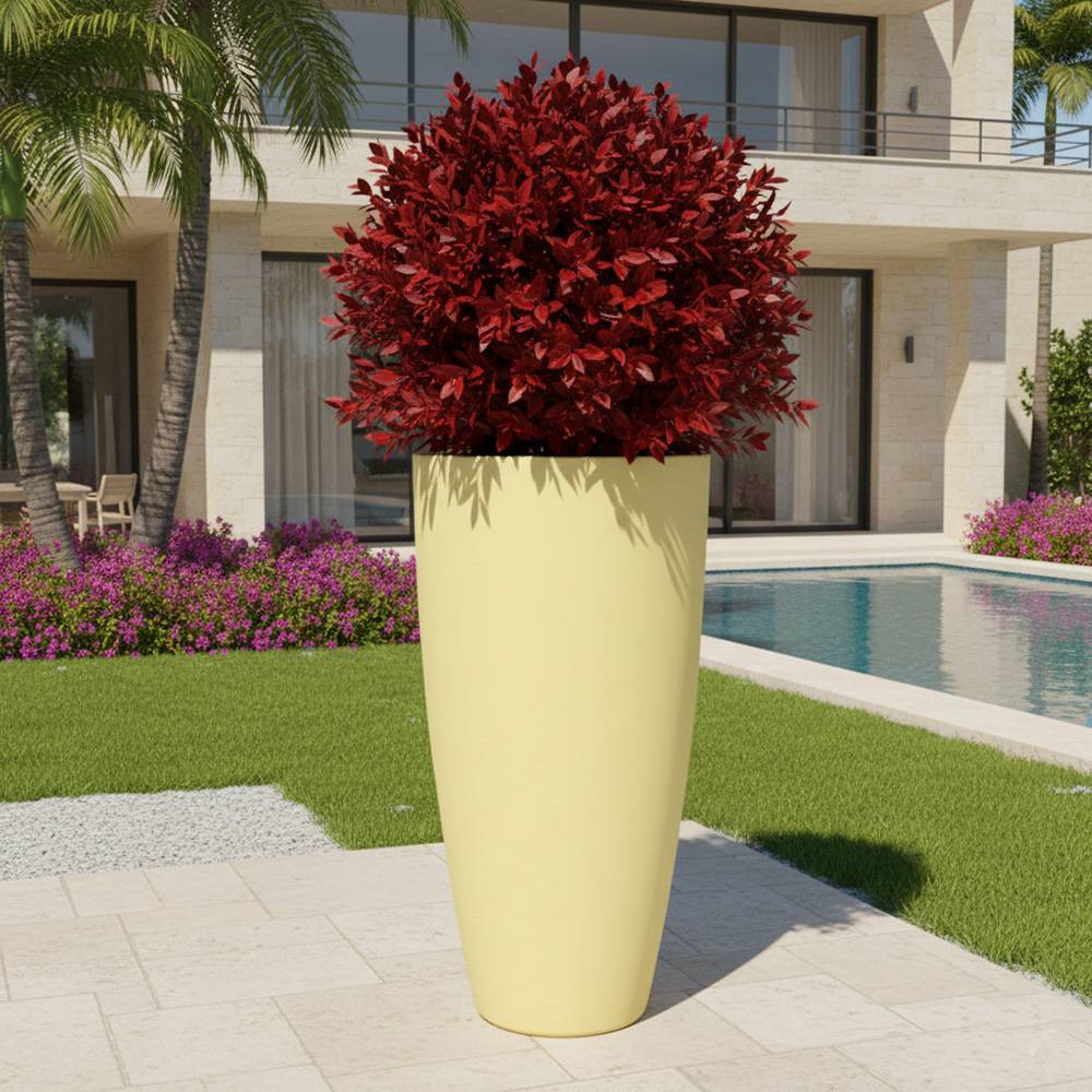 Pot de fleurs conique 200l delight - plast'up rotomoulage - Image 4