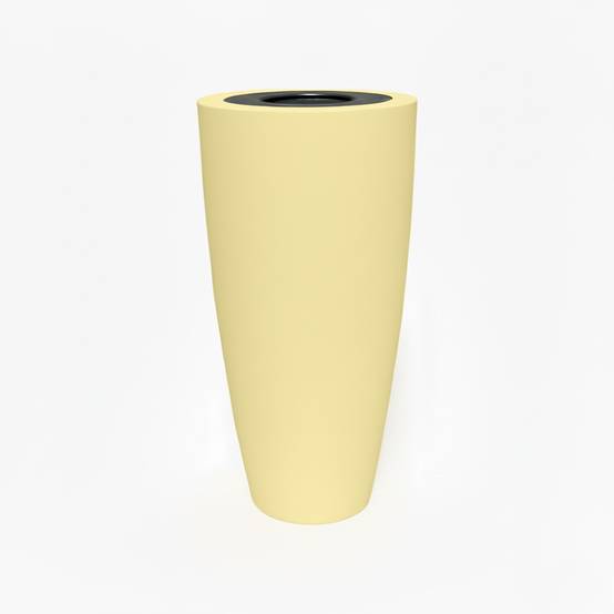 Pot de fleurs conique 200l delight - plast'up rotomoulage - Image 1