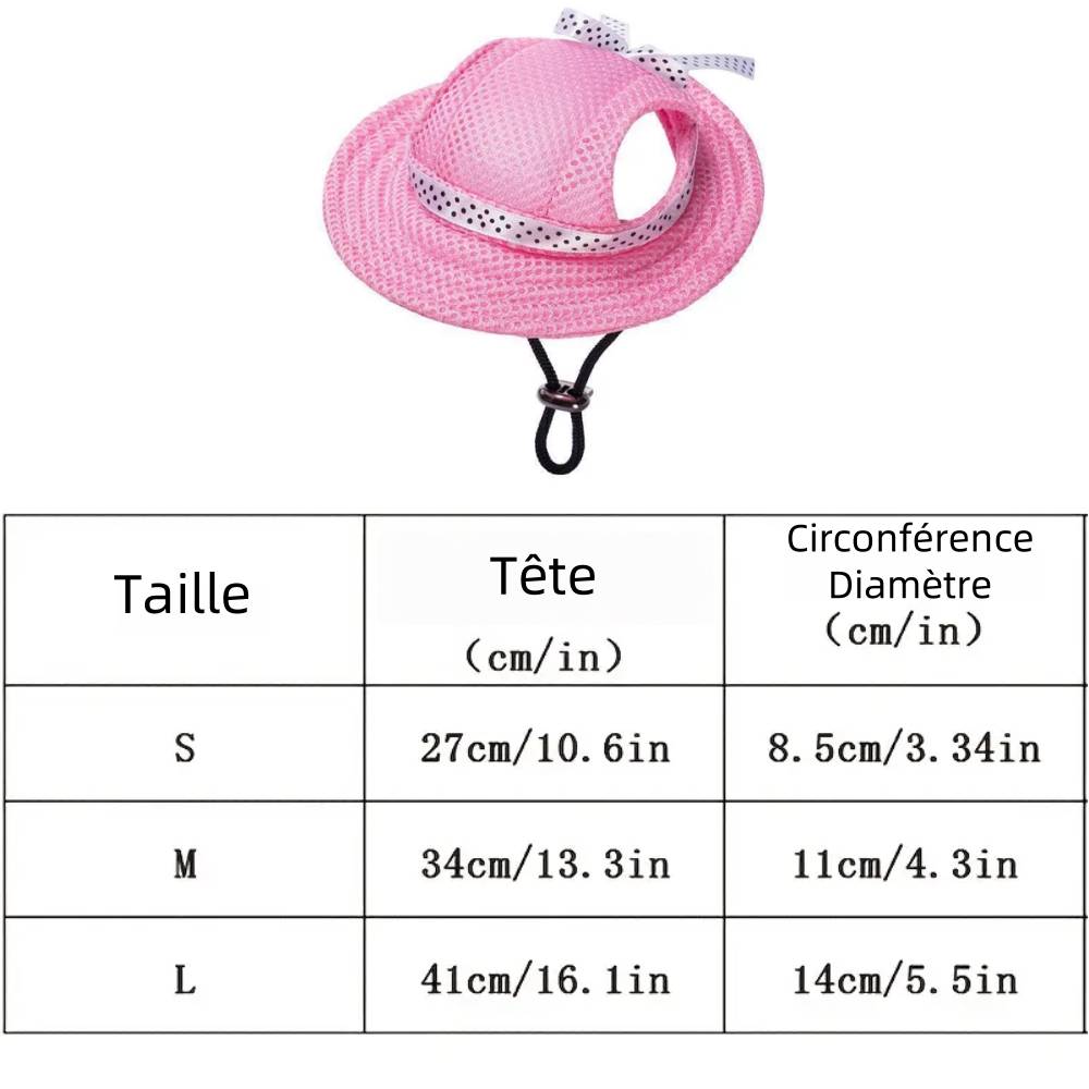 Chapeau de soleil pour chien l - IntiMeg - Image 3