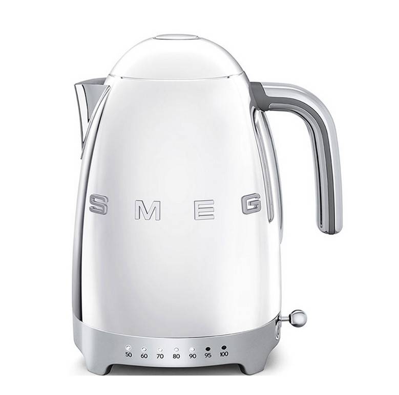 Bouilloire sans fil 1.7l 2400w acier inoxydable KLF04SSEU Smeg
