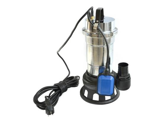 Entrepotbrico - Pompe 550W Pour Eaux Sales Avec Broyeur En Nickel Et Flotteur - Image 1