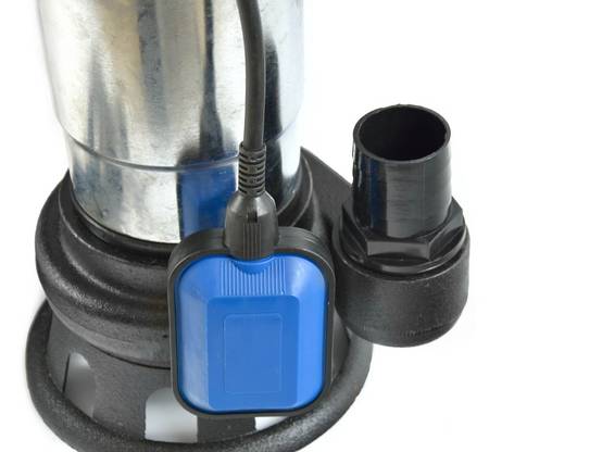 Entrepotbrico - Pompe 550W Pour Eaux Sales Avec Broyeur En Nickel Et Flotteur - Image 2