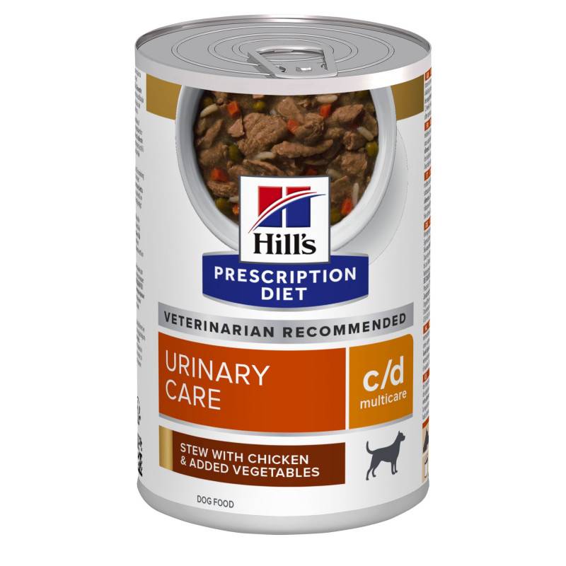 PATEE CHIEN ADULT PRESCRIPTION DIETS C/D MIJOTES POULET - HILL'S 12*354 g - Image 1