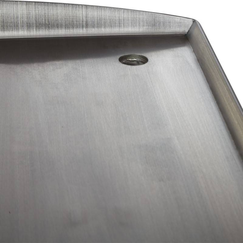 Brasero - Plancha au gaz Silvia II G - BRASERO - Plaque en inox de 67 x 34 cm - 3 brûleurs - Grille de réchauffement + Housse OFFERTE - Imagen 7