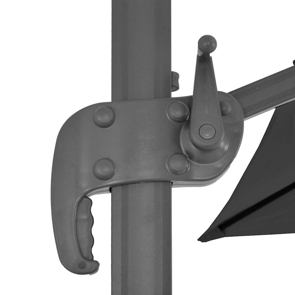 PANGIVO - Parasol déporté aluminium anthracite 400 x 300 x 268 cm - PANGIVO - Image 7