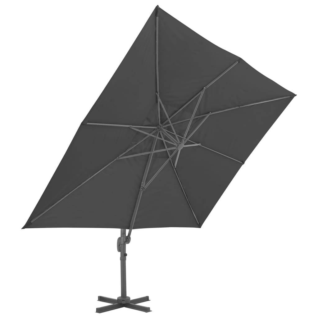 PANGIVO - Parasol déporté aluminium anthracite 400 x 300 x 268 cm - PANGIVO - Image 3
