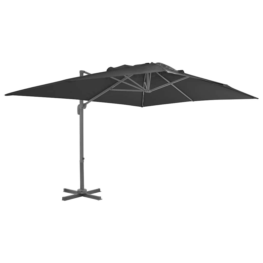 PANGIVO - Parasol déporté aluminium anthracite 400 x 300 x 268 cm - PANGIVO - Image 1