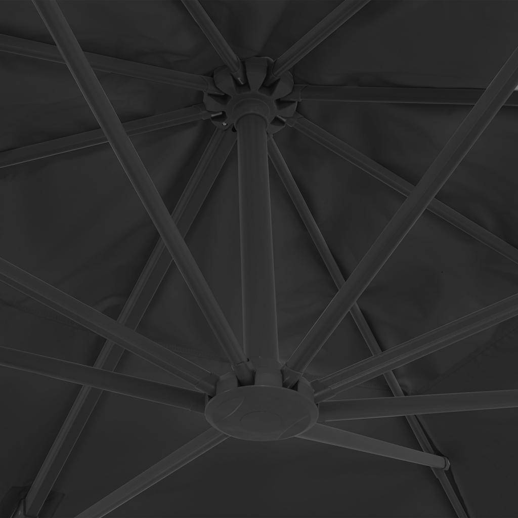 PANGIVO - Parasol déporté aluminium anthracite 400 x 300 x 268 cm - PANGIVO - Image 6