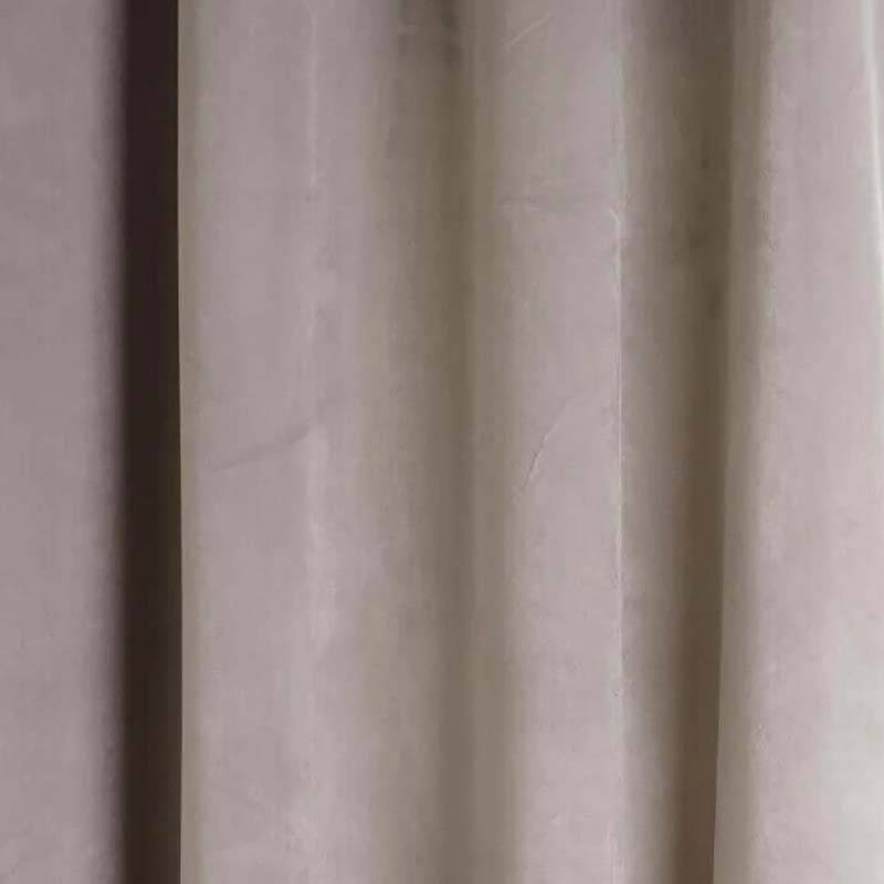 Atmosphera - Rideau occultant velours gris 140x260 Atmosphera - Imagen 2