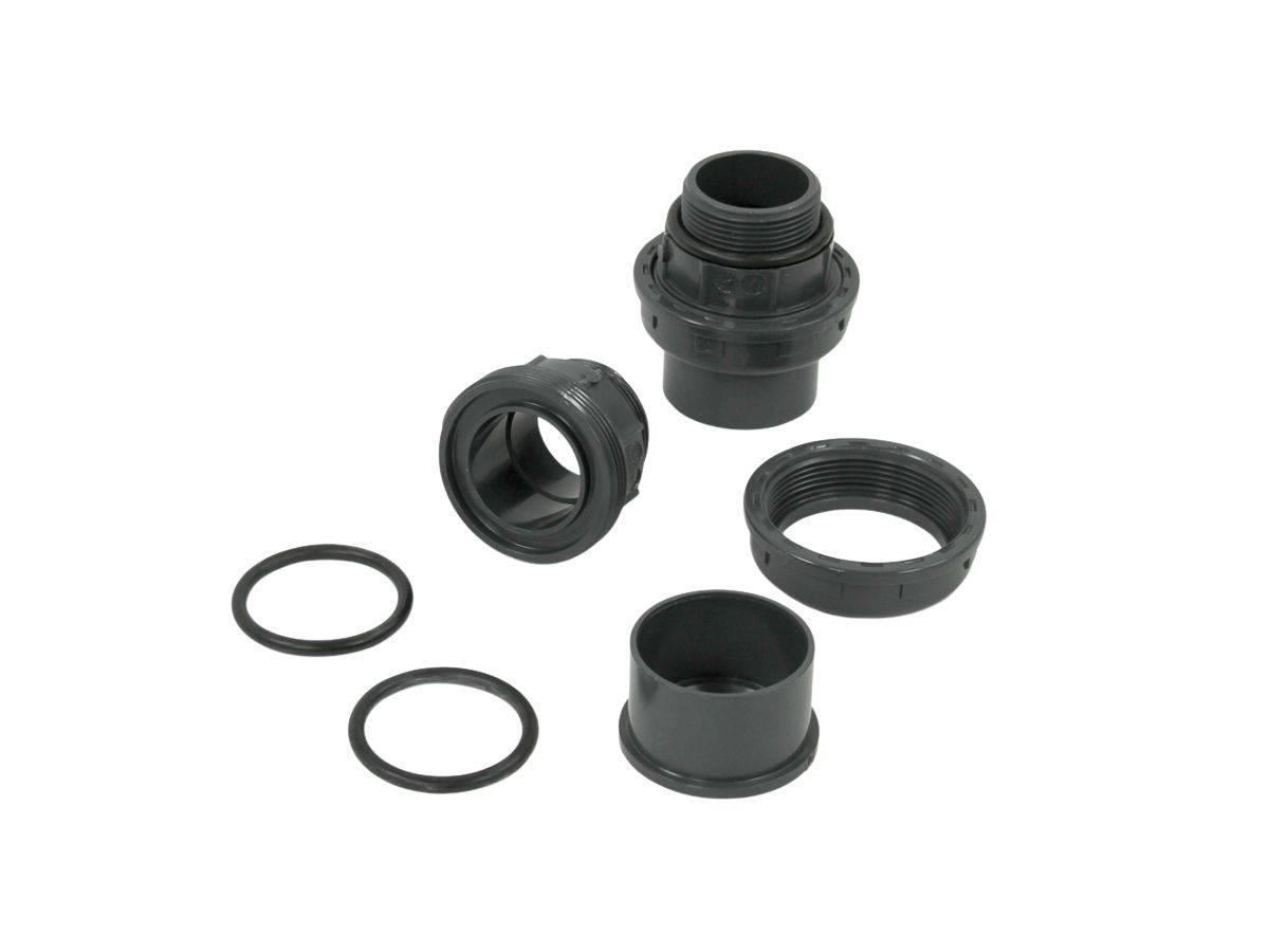 Kit raccord union Ø 1"½ (femelle) et 50 mm (mâle) pour pompes - Pentair - Imagen 1