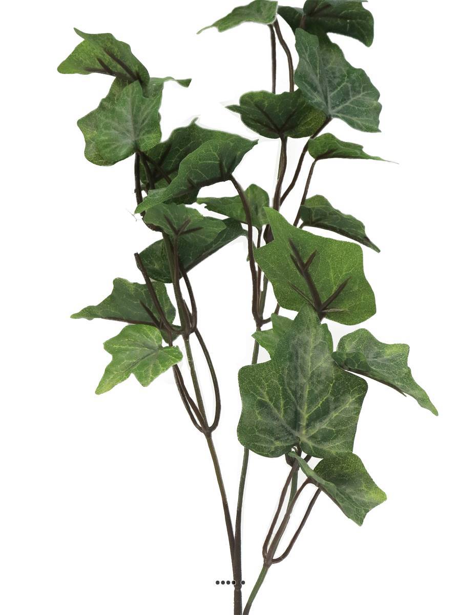 Artificielles - Lierre artificiel en piquet H 55 cm 24 feuilles Froasted - BEST - couleur: Vert-jaune - Imagen 3