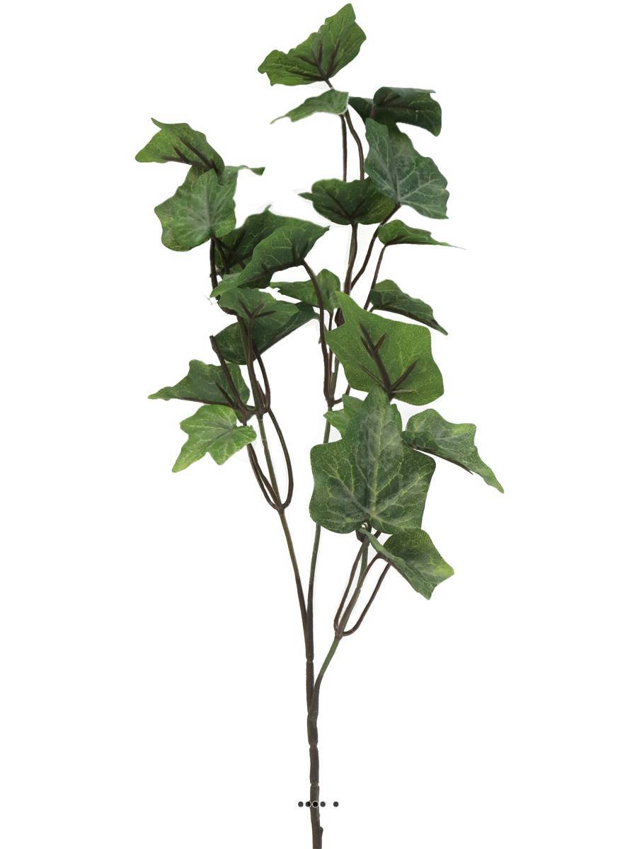 Artificielles - Lierre artificiel en piquet H 55 cm 24 feuilles Froasted - BEST - couleur: Vert-jaune - Imagen 2