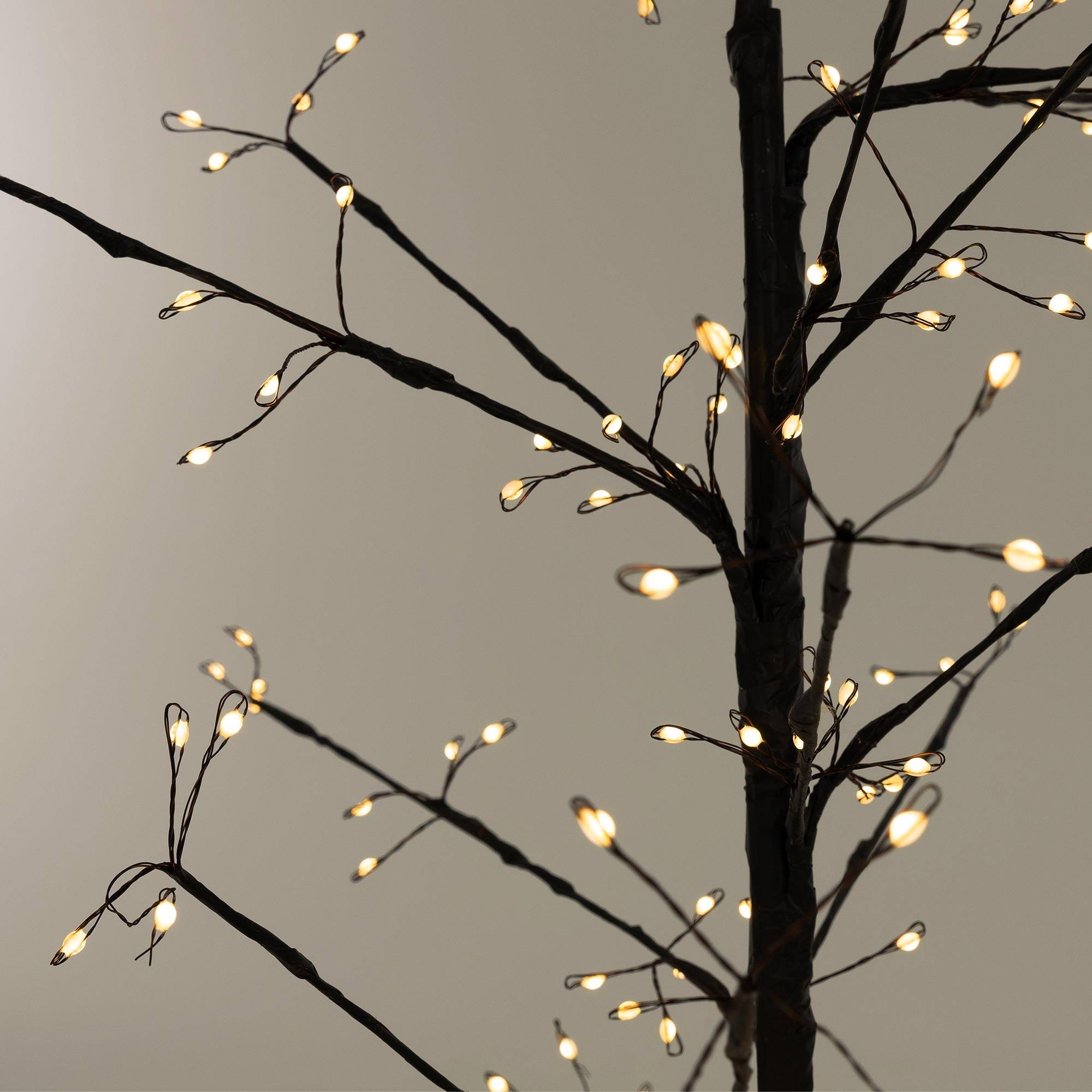Ecd-Germany - Arbre à LED lumineux 150 cm 360 LEDs blanc chaud décoration de Noël + minuterie - Imagen 6