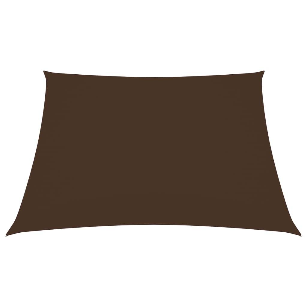 Helloshop26 - Voile toile d'ombrage parasol tissu oxford carré 2 x 2 m marron - Imagen 2