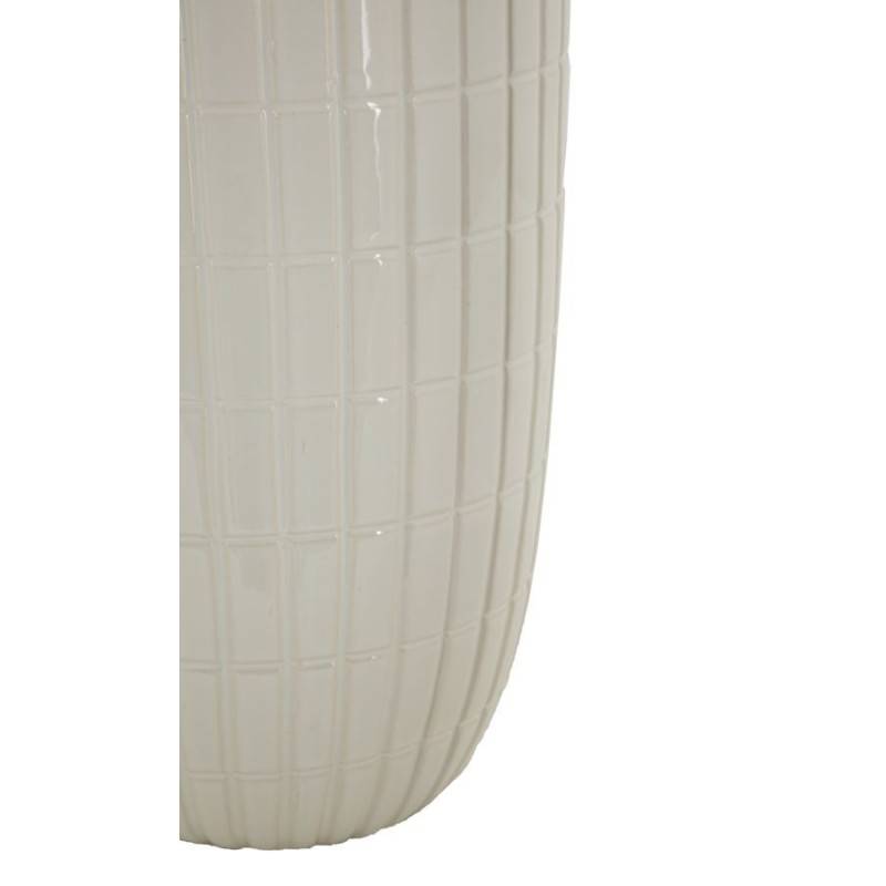 Vase en céramique blanche 18x25 cm - Mauro Ferretti - Image 5