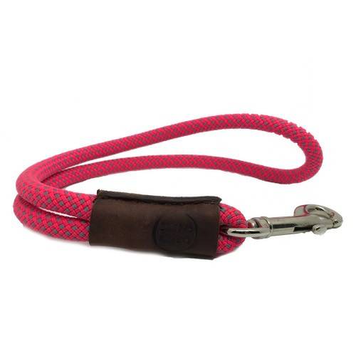 Laisse Courte Rose - Fait à la main DISTRI'HORSE33