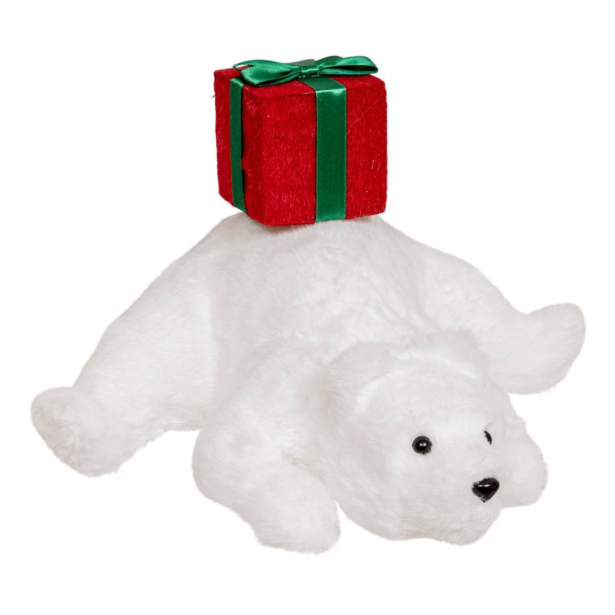 Fééric Lights & Christmas - PLF OURS COUCHE CADEAU 38CM - Feeric Lights & Christmas - Imagen 1