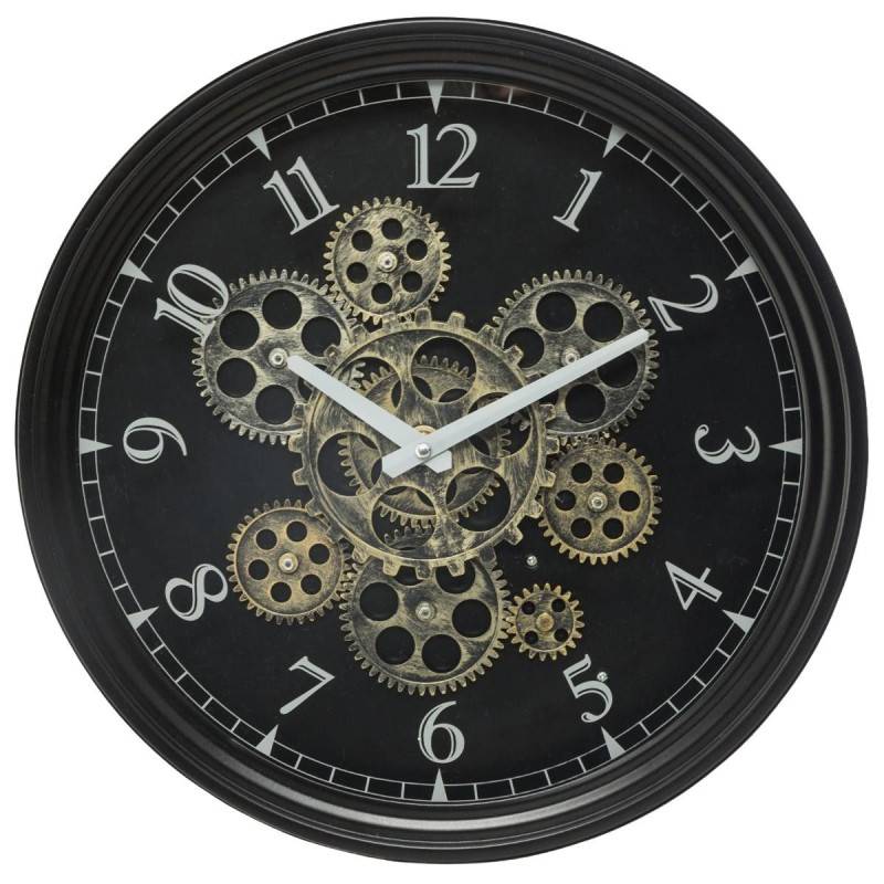 Horloge noire mécanisme animé Luxe Atmosphera - Image 1