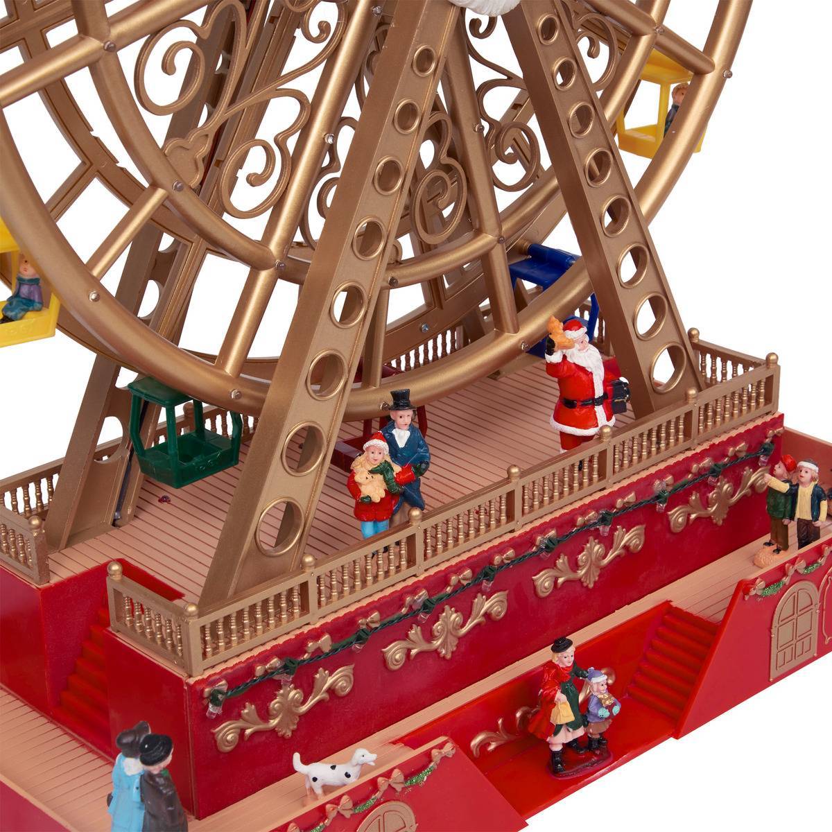 Feeric Christmas - Village lumineux grande roue musical 68 LED - Feeric Lights & Christmas - Imagen 2