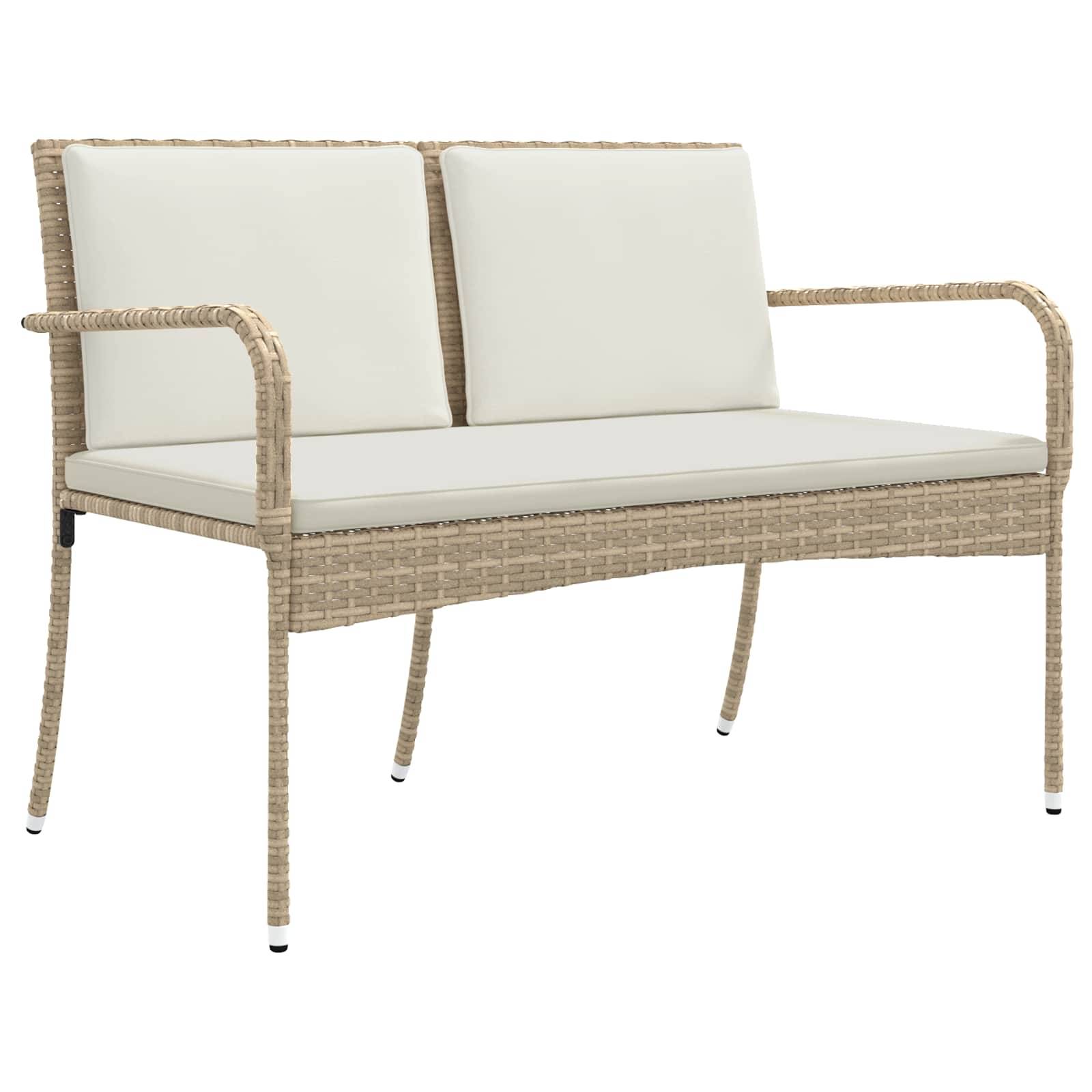 Vidaxl - Ensemble de jardin-Salons de jardin Beige polyrotin 516528 - Image 4