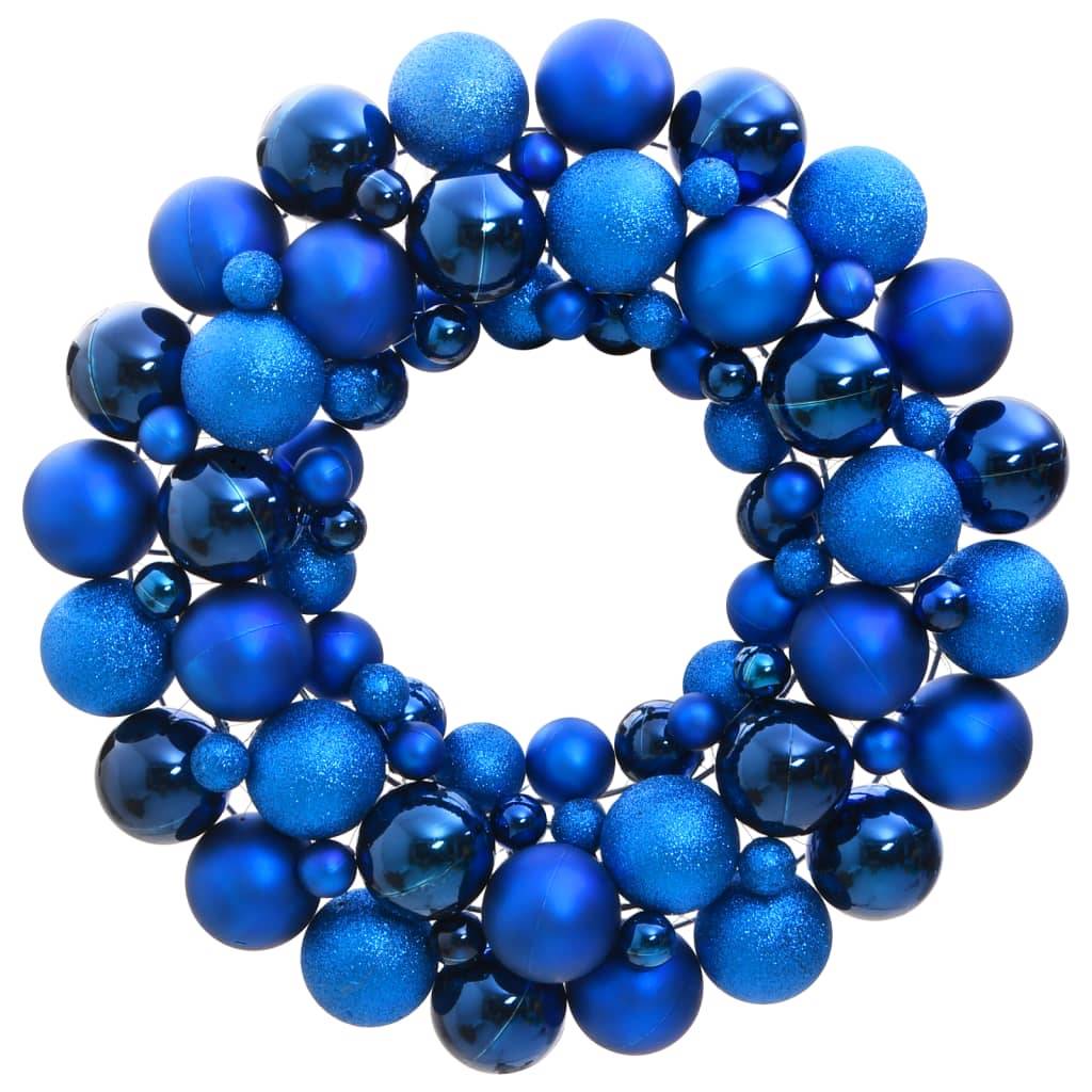 Vidaxl - Couronne de Noël bleu 45 cm polystyrène vidaXL 356129 - Image 1