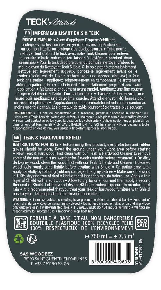 Imperméabilisant bois & teck 750 ml - TECK'Attitude - Imagen 2