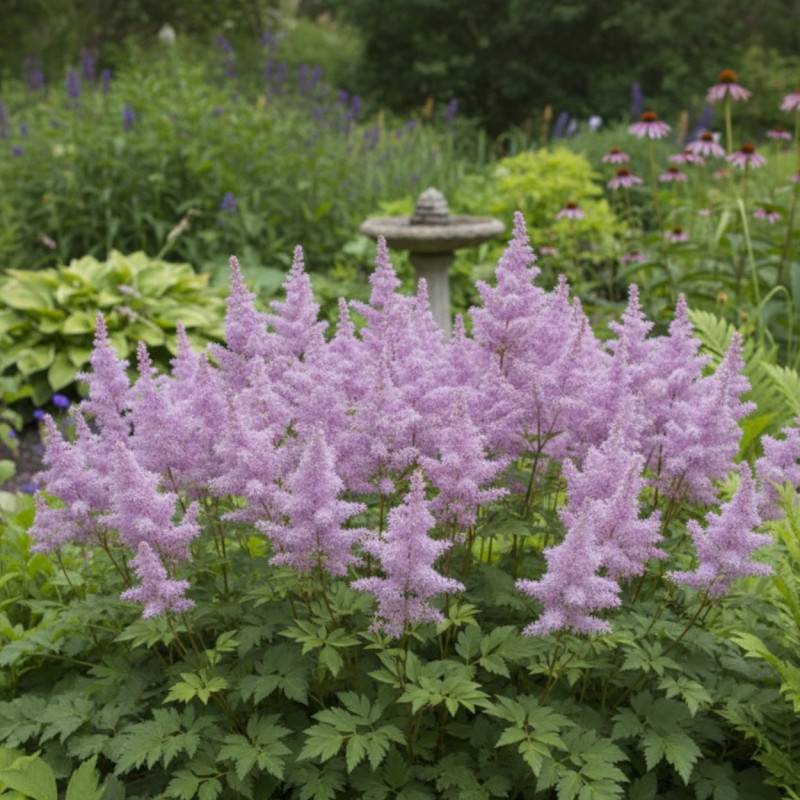 Astilbe d'Arends Hyazinth à fleurs Rose/ - feuillage Caduc - Godet - 5/20 cm - Imagen 1
