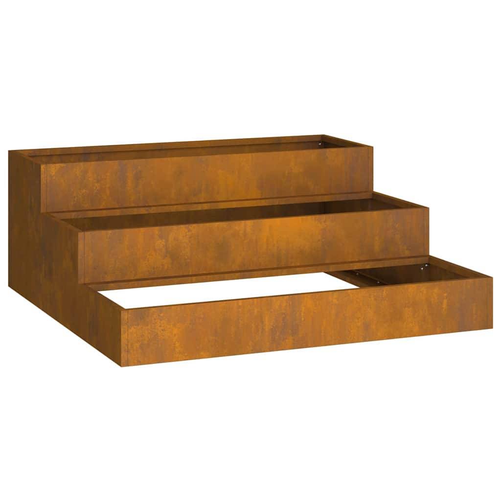 ComfortXL - Jardinière Carrée Acier Corten Potager Surélevé Jardin Effet Rouillé 90cm – ComfortXL Outdoor Living - Image 7