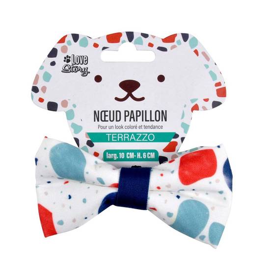 Nœud Papillon pour Collier "Terrazzo" 10cm Multicolore - Image 2