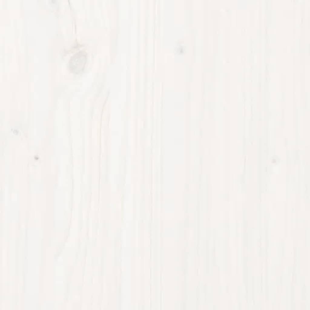 Coffre de Rangement Extérieur en Bois de Pin Massif pour Balcon et Jardin Blanc 76x42,5x54 cm – ComfortXL Outdoor Living - Image 9